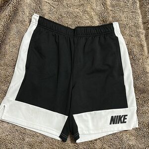 Nike Men's Black and White Shorts